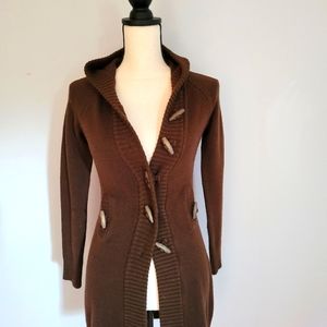 Ladies long cardigan sweater